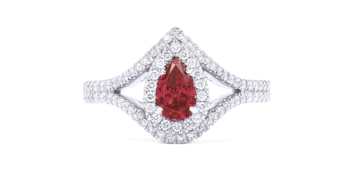 2019 GNV 17430 0220 000the rob red coloured diamond and diamond ring 2