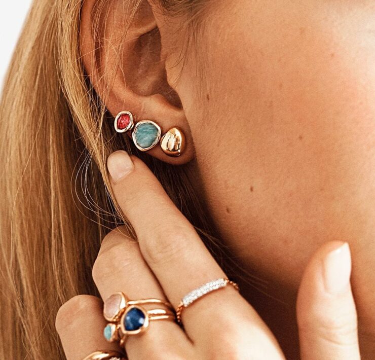 Siren stud earrings