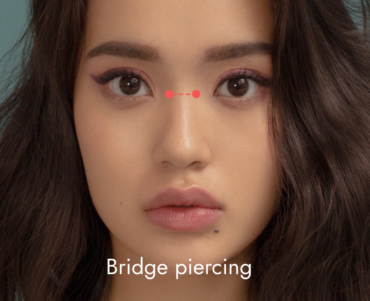 What is a bridge piercing? Costs, healing, pain, aftercare, jewelry