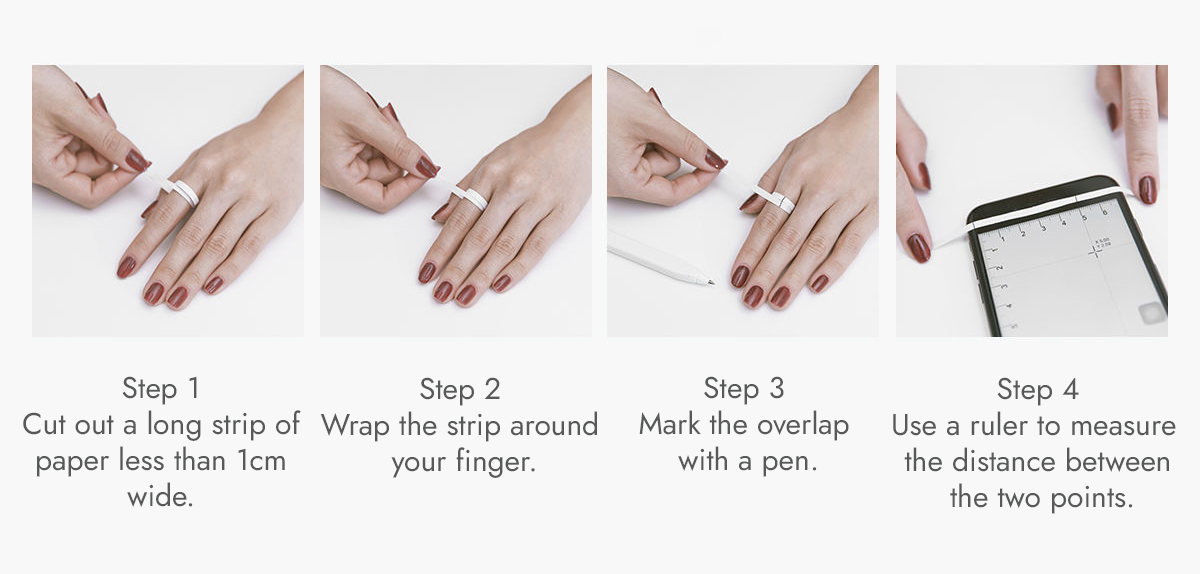 How to measure my finger size, Measure your ring size