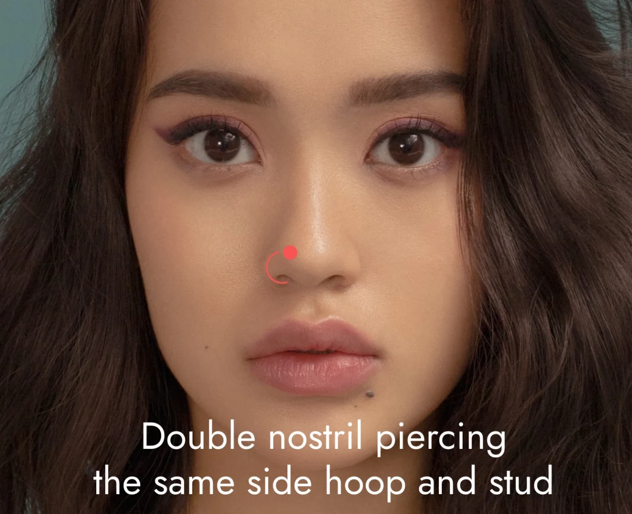 Dobbel Nesepiercing P Samme Side Alt Vite Dobbel Nesepiercing P Samme Side Alt Vite