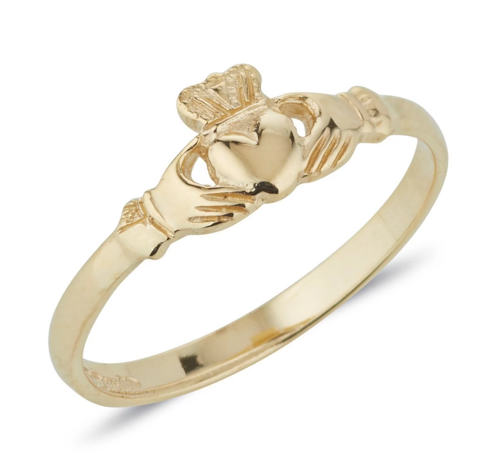 Gold claddagh rings for on sale sale